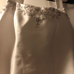 Worn once Casablanca wedding dress retailed over 1200 , very stunning dress